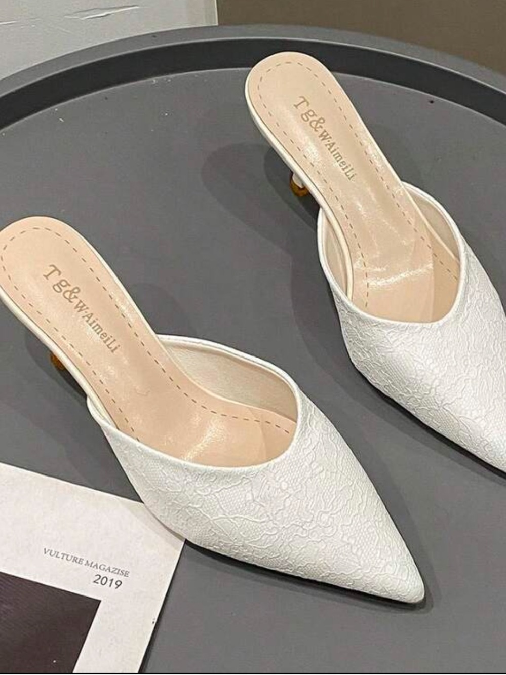 Pointed 🔥 Mule Heels